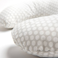 Breastfeeding pillow Zaffiro - Luli White and grey spots