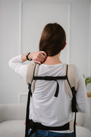 Baby carrier Kavka Multi-Age Magnetic: Vanilla Herringbone