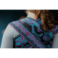 Woven wrap Yaro Walz Duo Black Blue Red