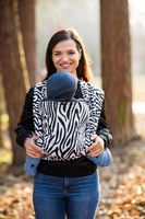 Chusta tkana Be Lenka - Zebra Black&White