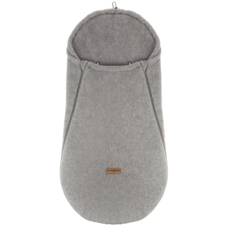 Zaffiro - Śpiworek Mini 0-18 miesięcy Wełna Premium Grey