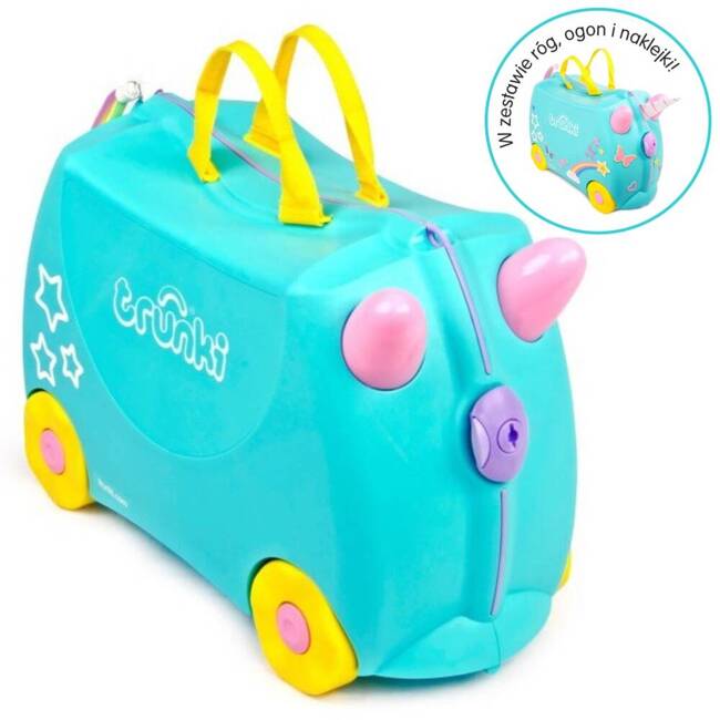 Trunki - Jeżdżąca walizeczka: Jednorożec Una